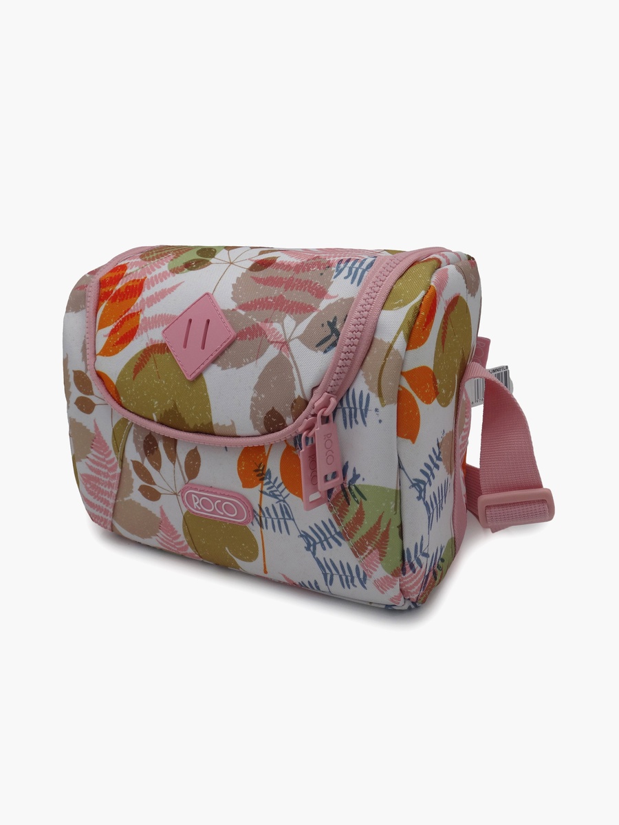 Floral Lunch Bag with Insulated Compartment