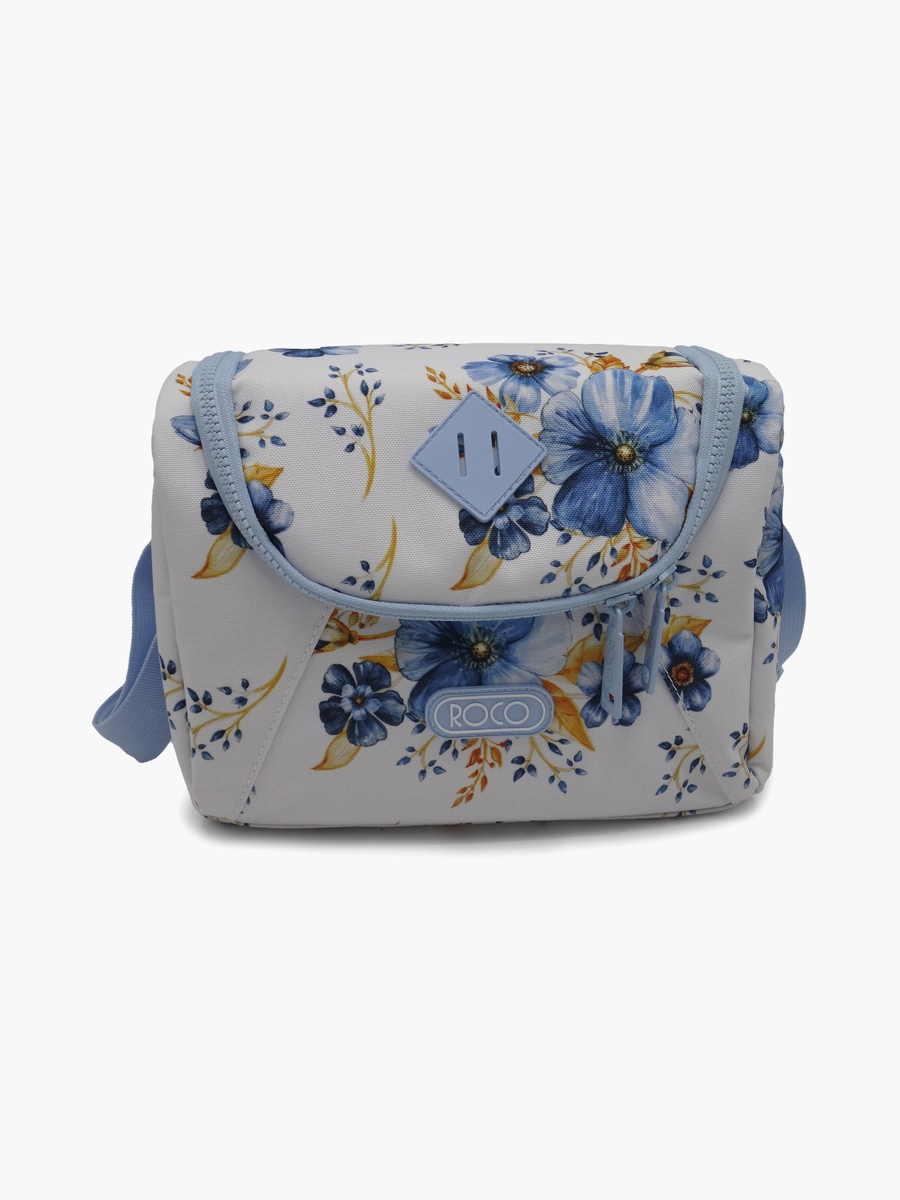 Floral Lunch Bag with Insulated Compartment