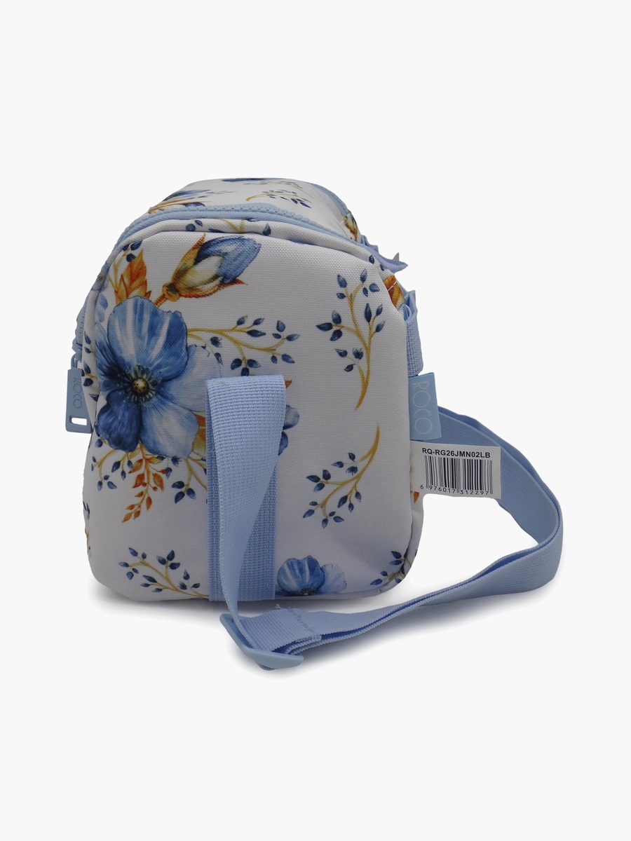 Floral Lunch Bag with Insulated Compartment