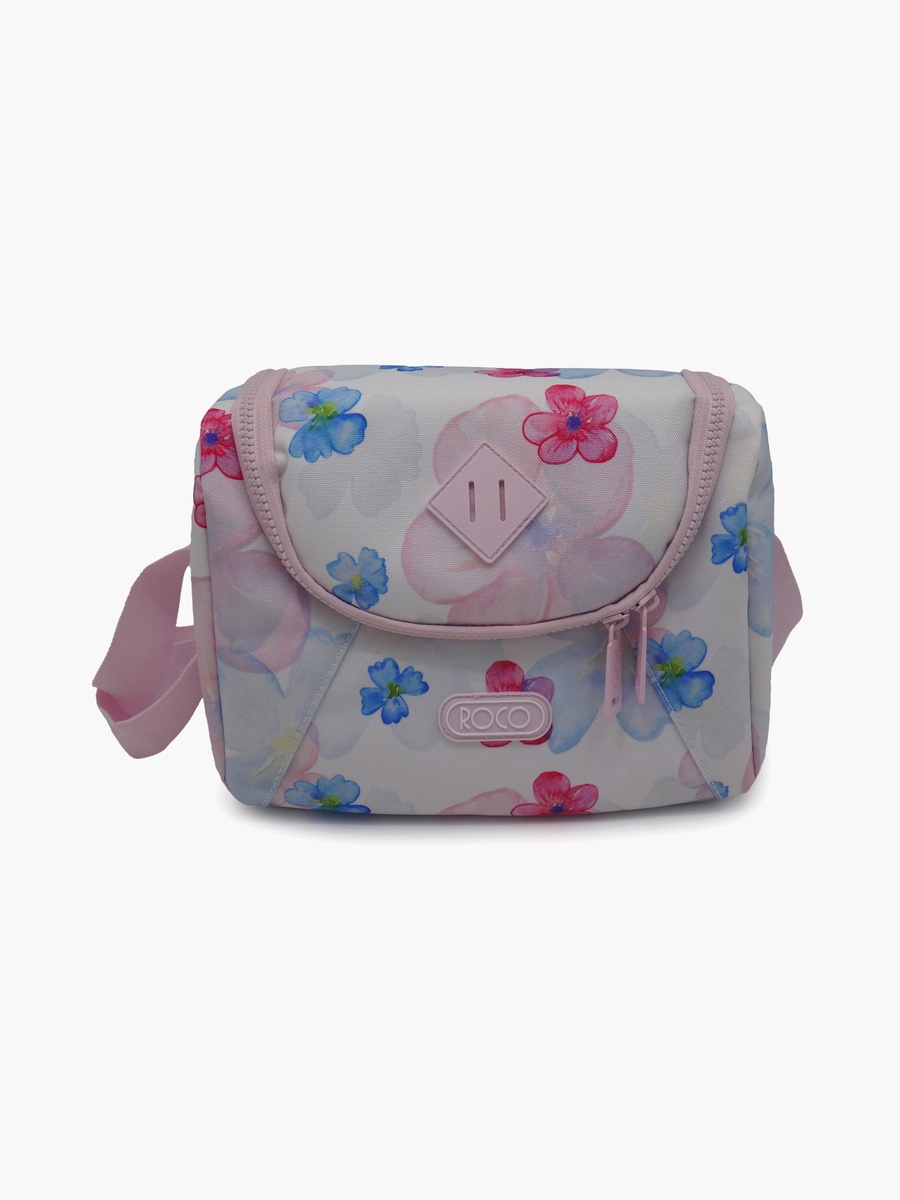 Floral Lunch Bag with Insulated Compartment