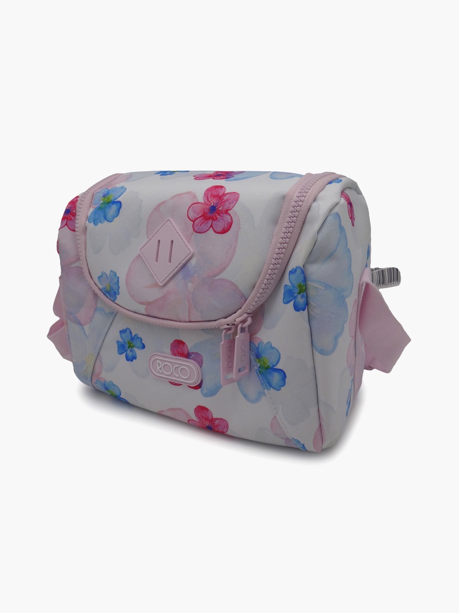 Floral Lunch Bag with Insulated Compartment
