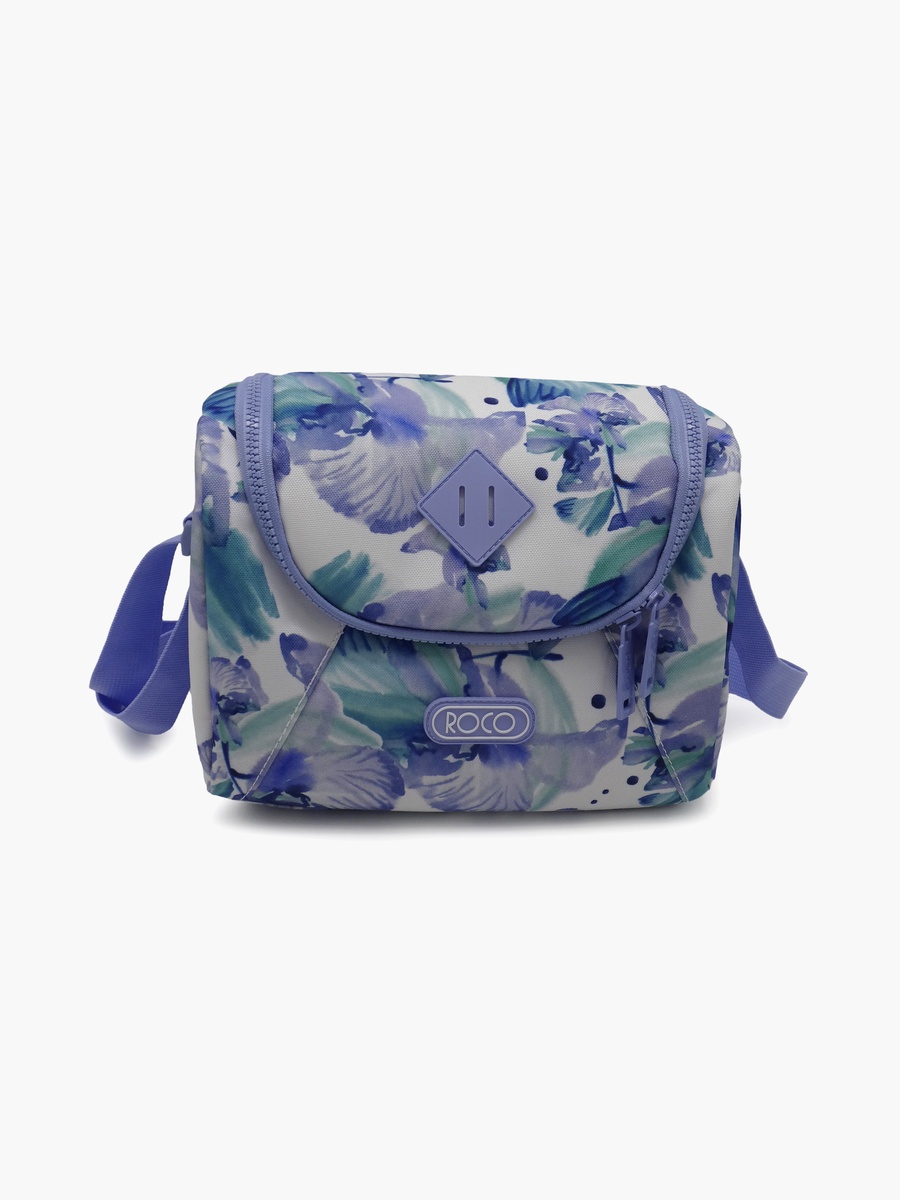 Floral Lunch Bag with Insulated Compartment