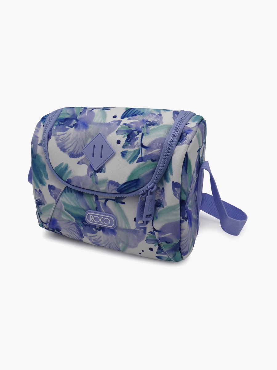 Floral Lunch Bag with Insulated Compartment