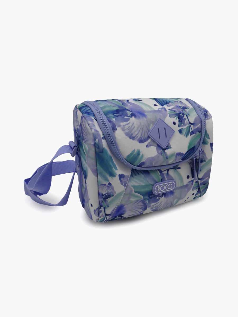 Floral Lunch Bag with Insulated Compartment