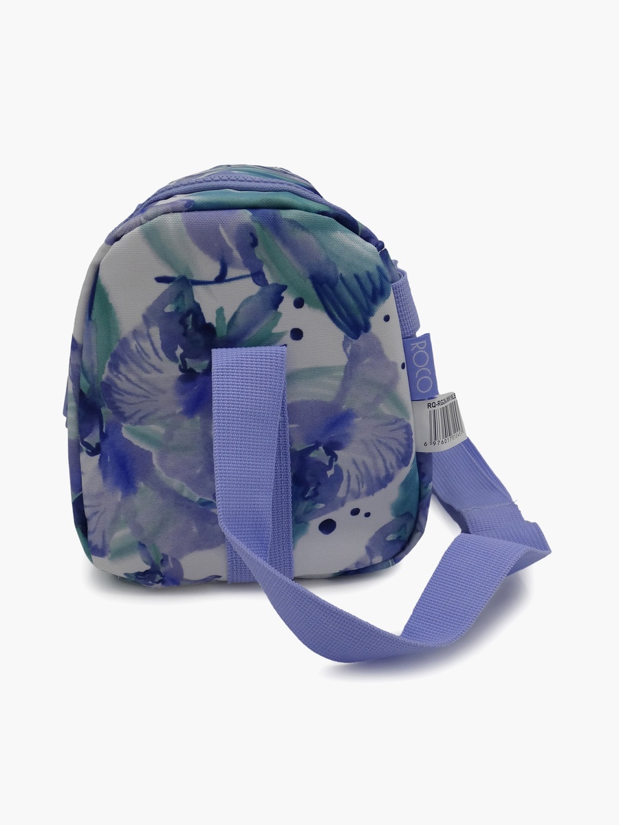 Floral Lunch Bag with Insulated Compartment