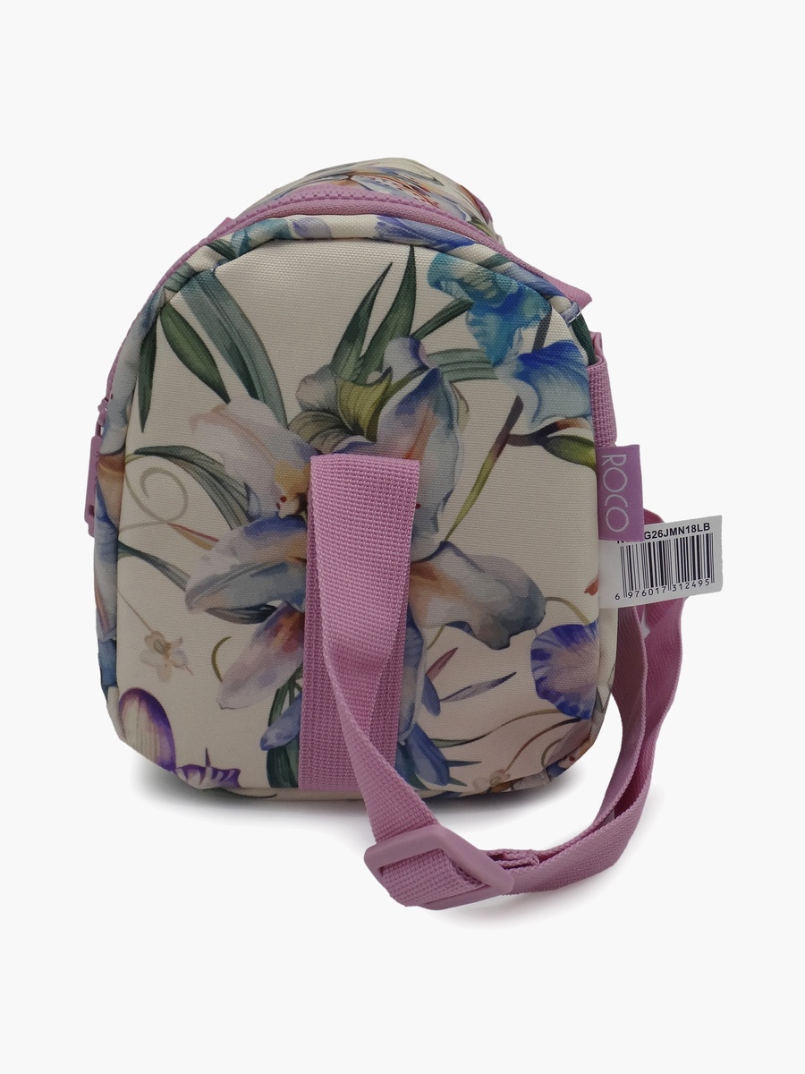 Floral Lunch Bag with Insulated Compartment