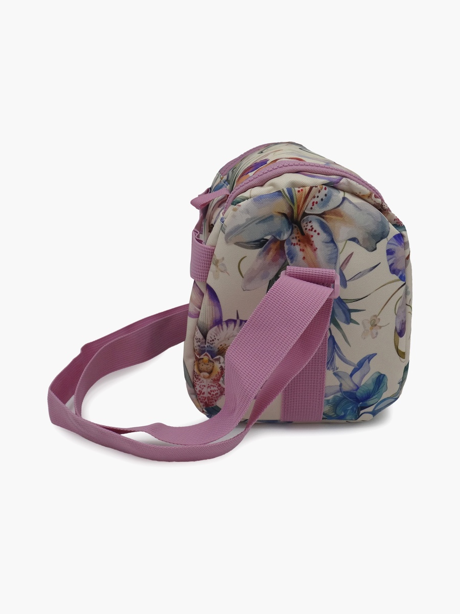 Floral Lunch Bag with Insulated Compartment