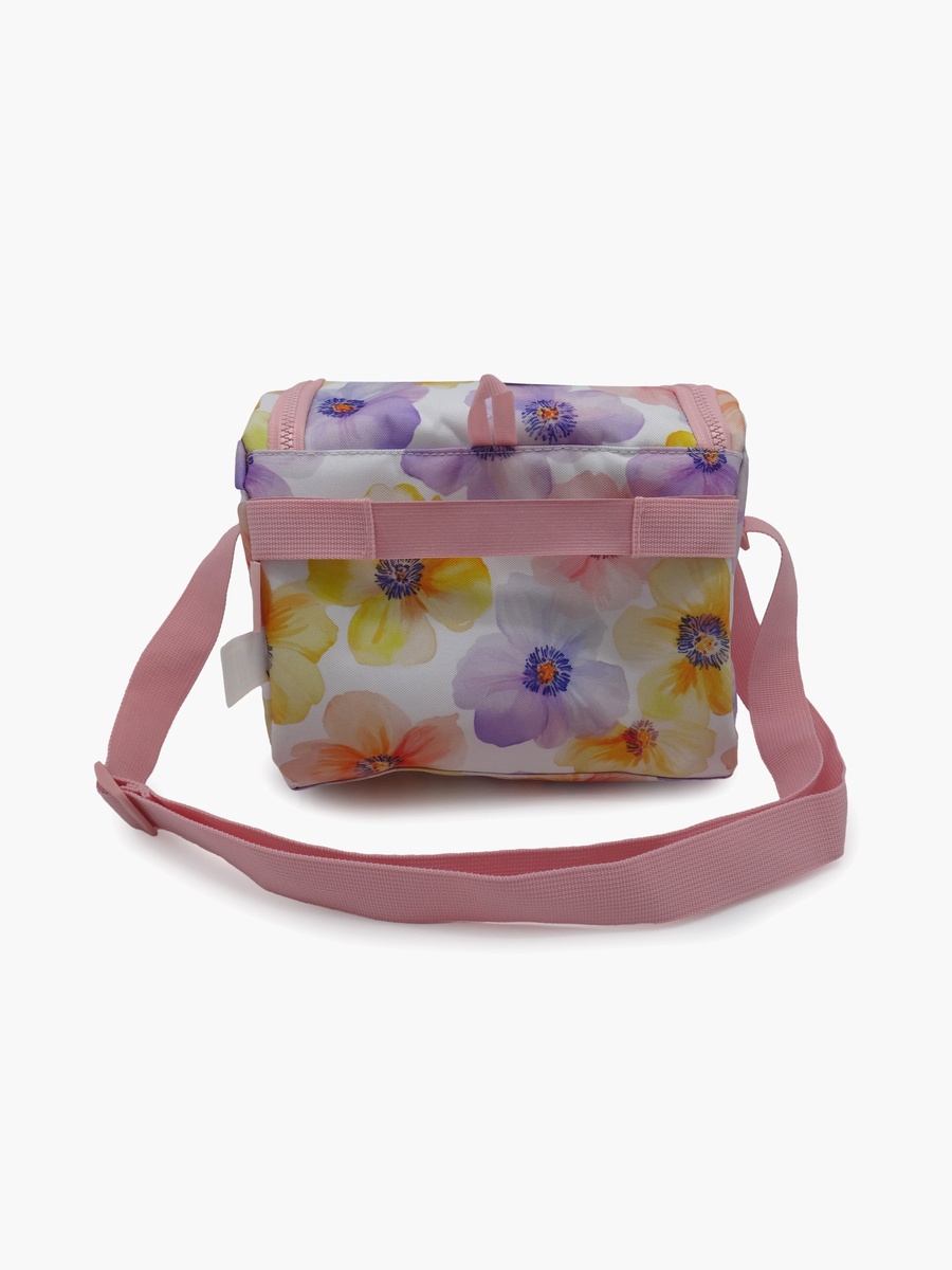Floral Lunch Bag with Insulated Compartment