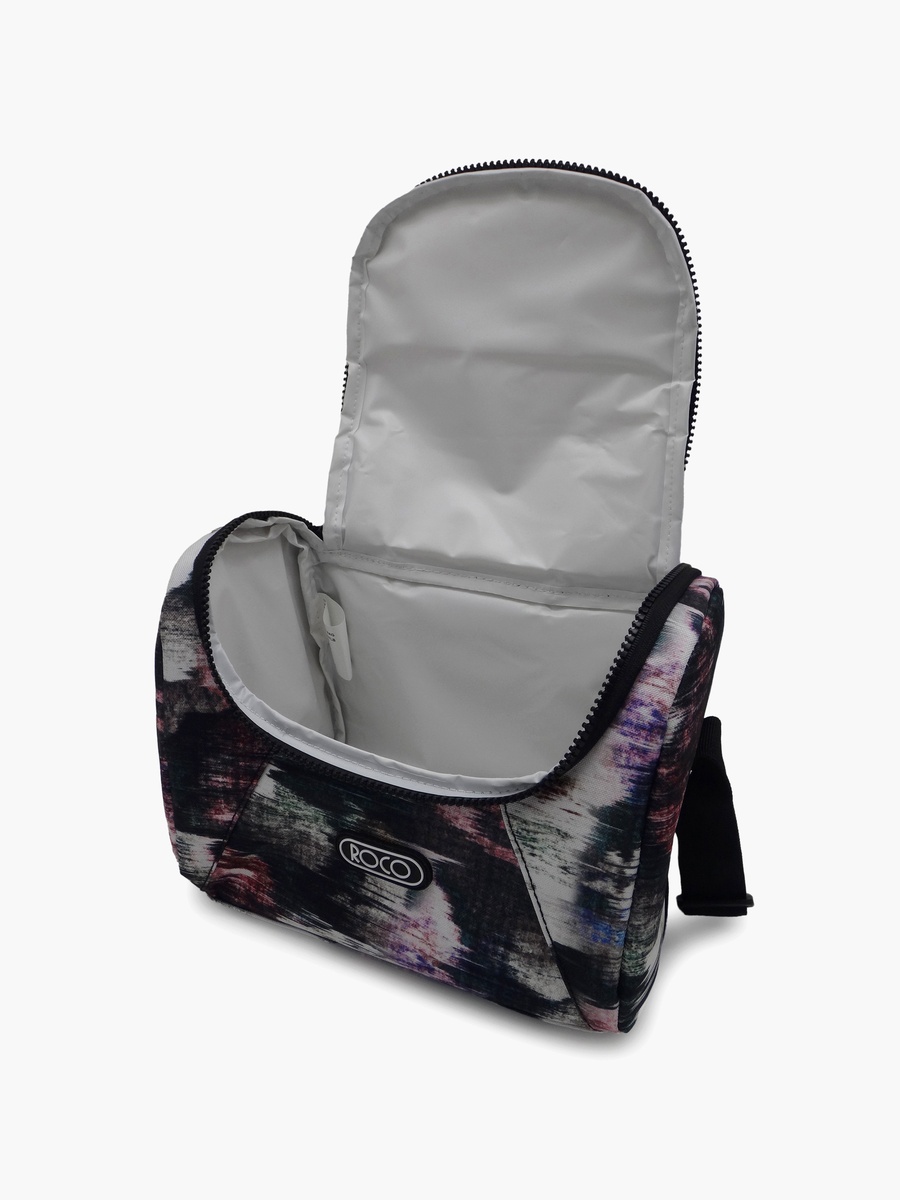 Floral Lunch Bag with Insulated Compartment