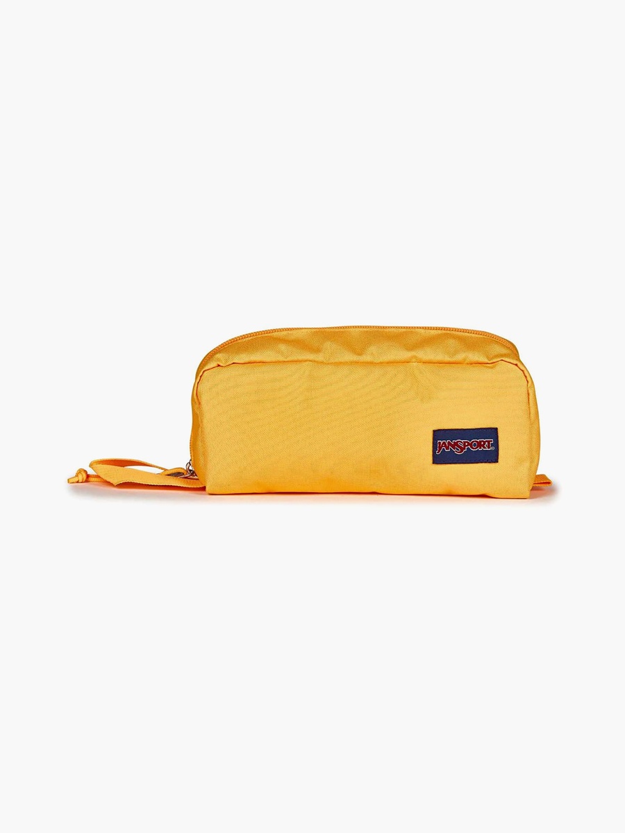 Solid Pencil Case with Zipper Closure
