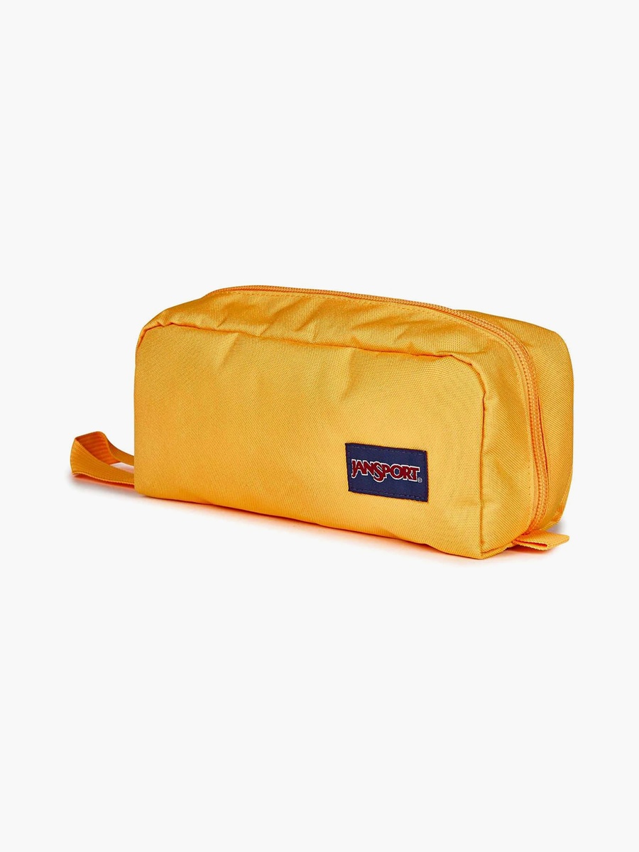 Solid Pencil Case with Zipper Closure