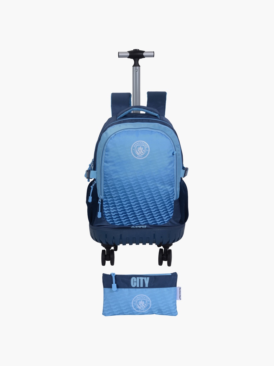 Football 2-Piece Trolley Bag with Pencil Case - 18 Inch