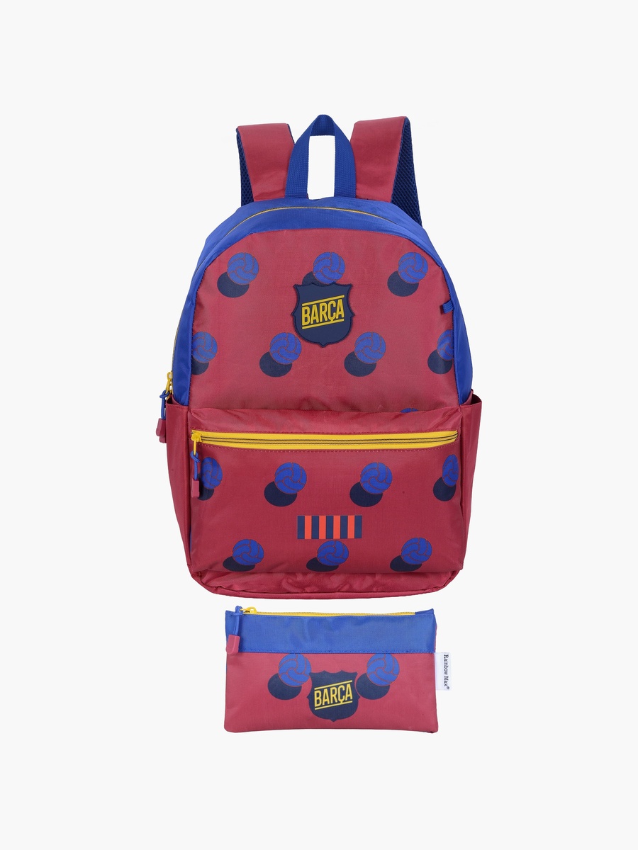 Football 2-Piece School Backpack Set with Pencil Case - 17 Inch