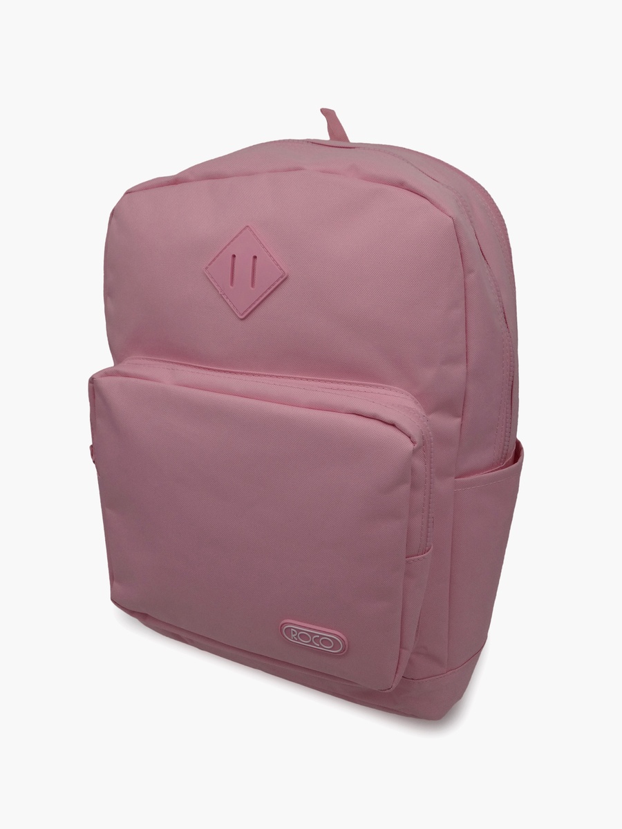 Plain 2-Piece School Backpack Set with Pencil Case - 17 Inch