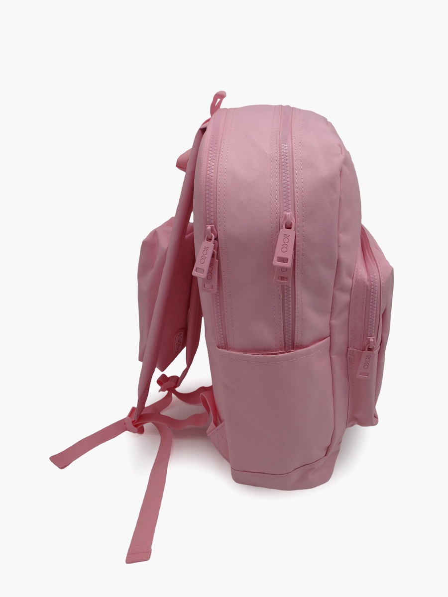 Plain 2-Piece School Backpack Set with Pencil Case - 17 Inch