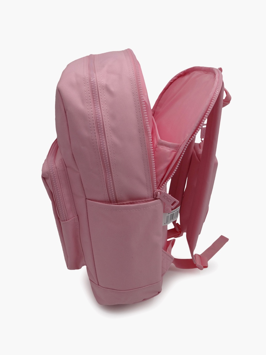 Plain 2-Piece School Backpack Set with Pencil Case - 17 Inch