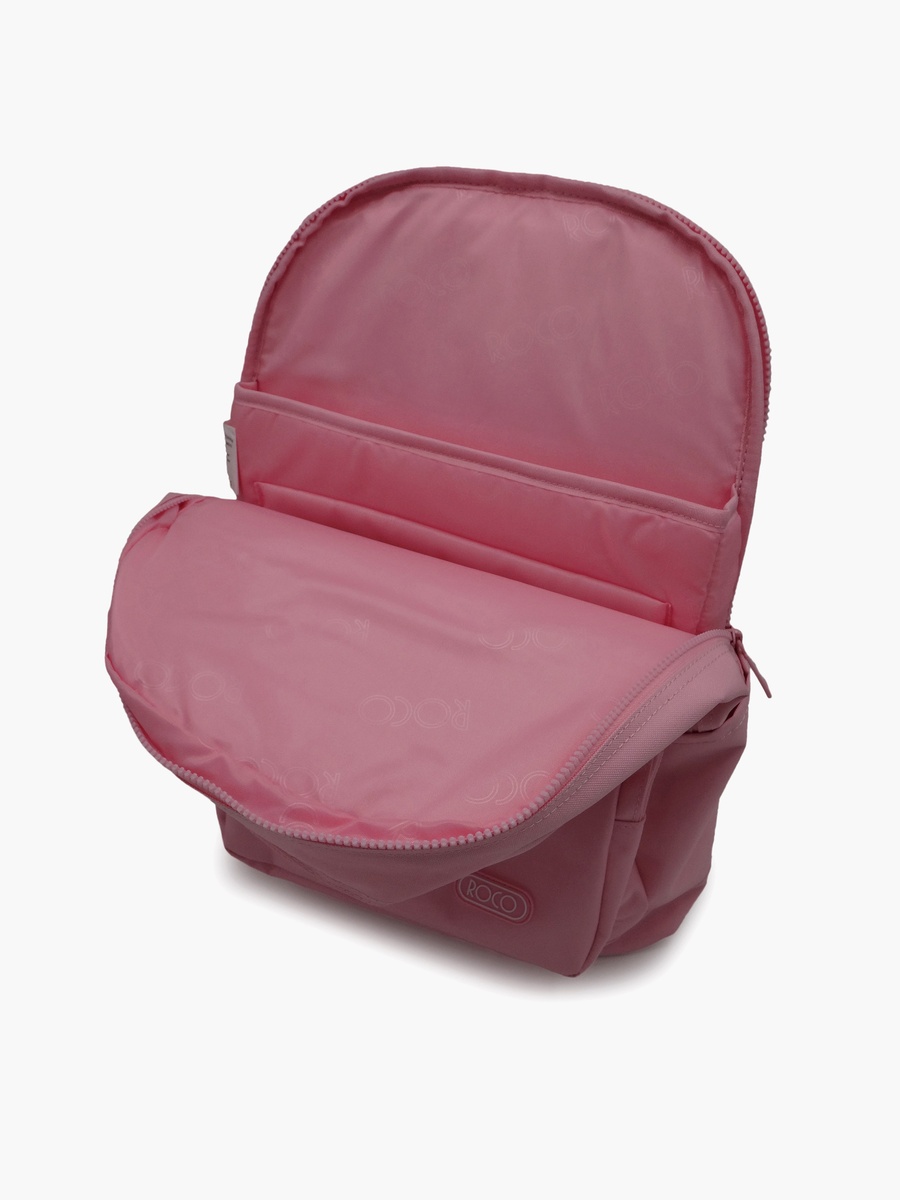 Plain 2-Piece School Backpack Set with Pencil Case - 17 Inch