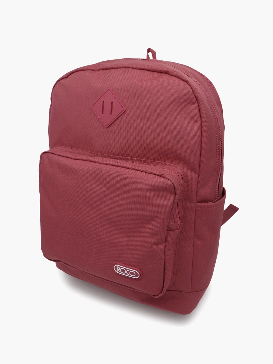 Plain 2-Piece School Backpack Set with Pencil Case - 17 Inch