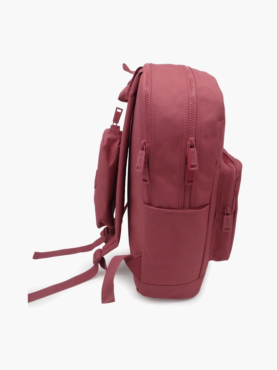 Plain 2-Piece School Backpack Set with Pencil Case - 17 Inch
