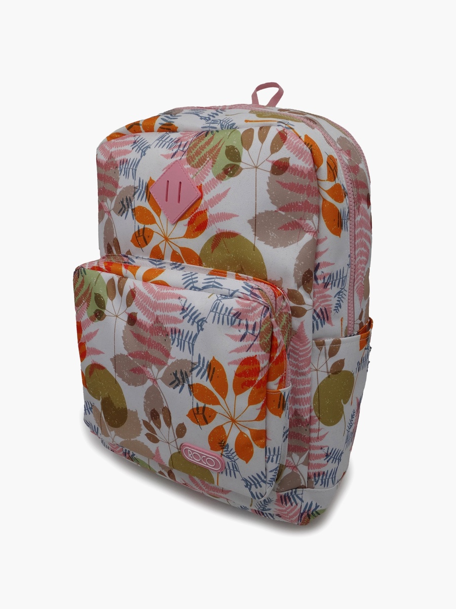 Floral 2-Piece School Backpack Set with Pencil Case - 17 Inch
