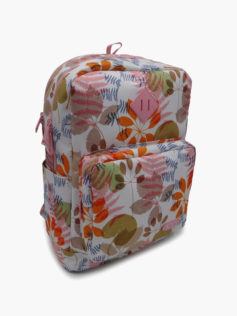 Floral 2-Piece School Backpack Set with Pencil Case - 17 Inch
