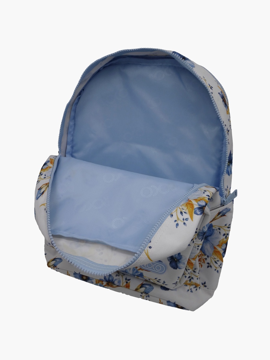 Floral 2-Piece School Backpack Set with Pencil Case - 17 Inch