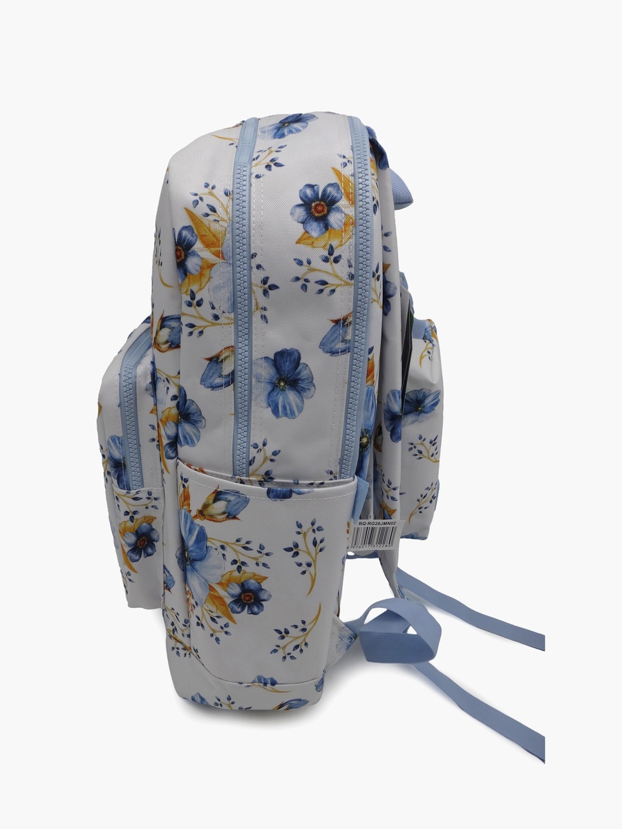 Floral 2-Piece School Backpack Set with Pencil Case - 17 Inch