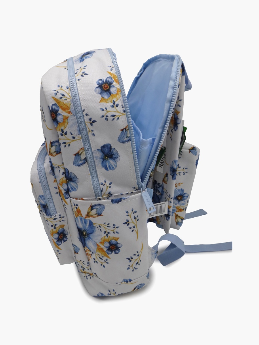 Floral 2-Piece School Backpack Set with Pencil Case - 17 Inch