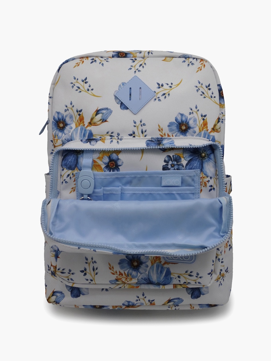 Floral 2-Piece School Backpack Set with Pencil Case - 17 Inch