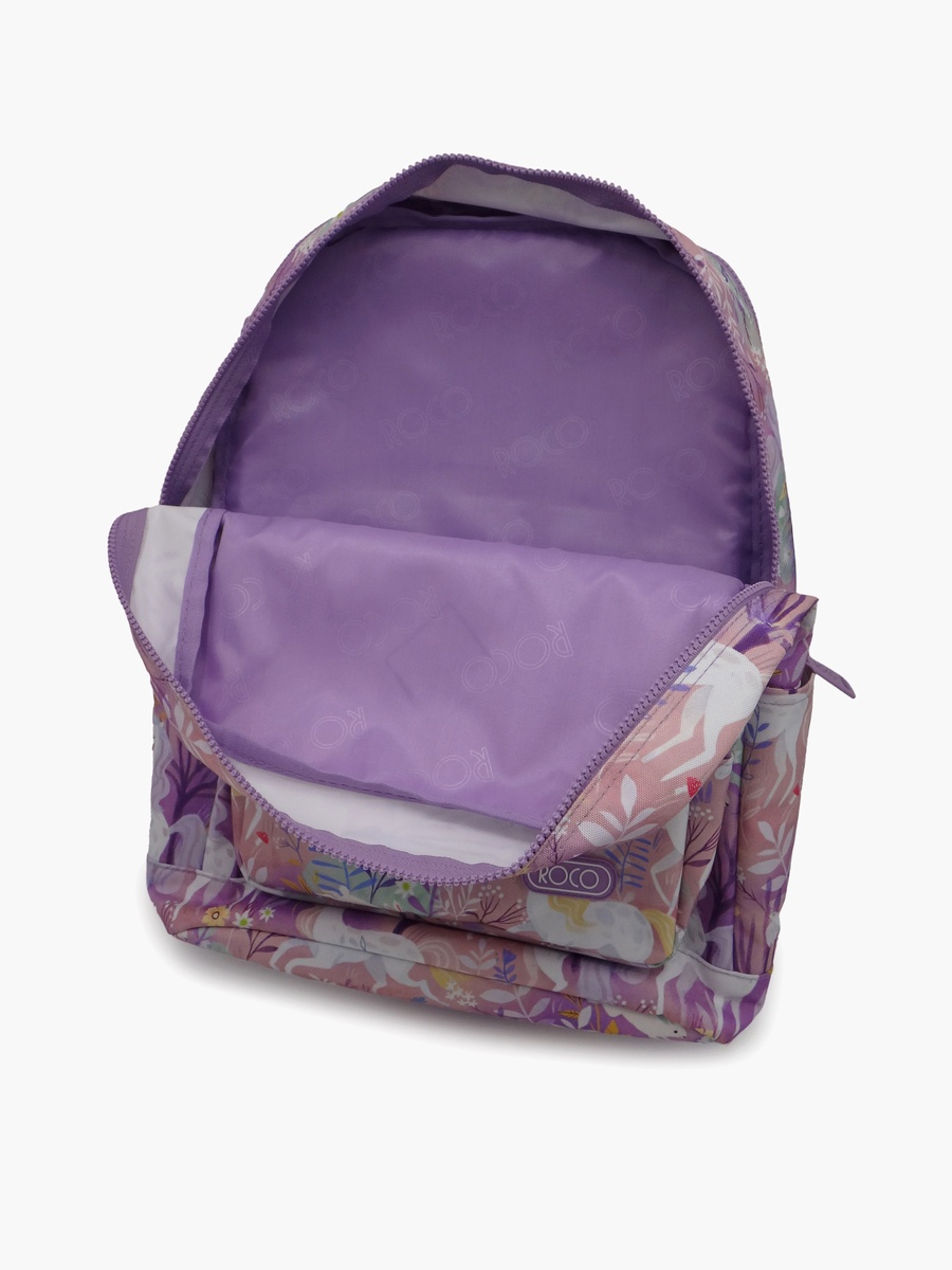 Floral 2-Piece School Backpack Set with Pencil Case - 17 Inch