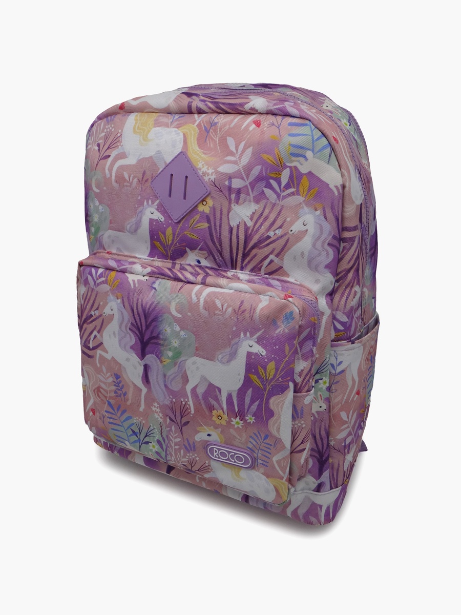 Floral 2-Piece School Backpack Set with Pencil Case - 17 Inch