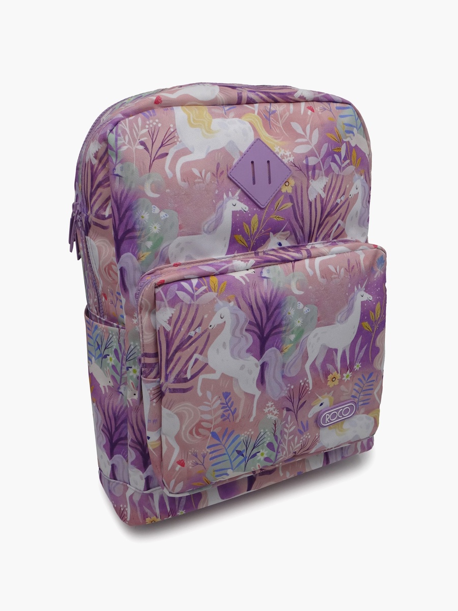 Floral 2-Piece School Backpack Set with Pencil Case - 17 Inch
