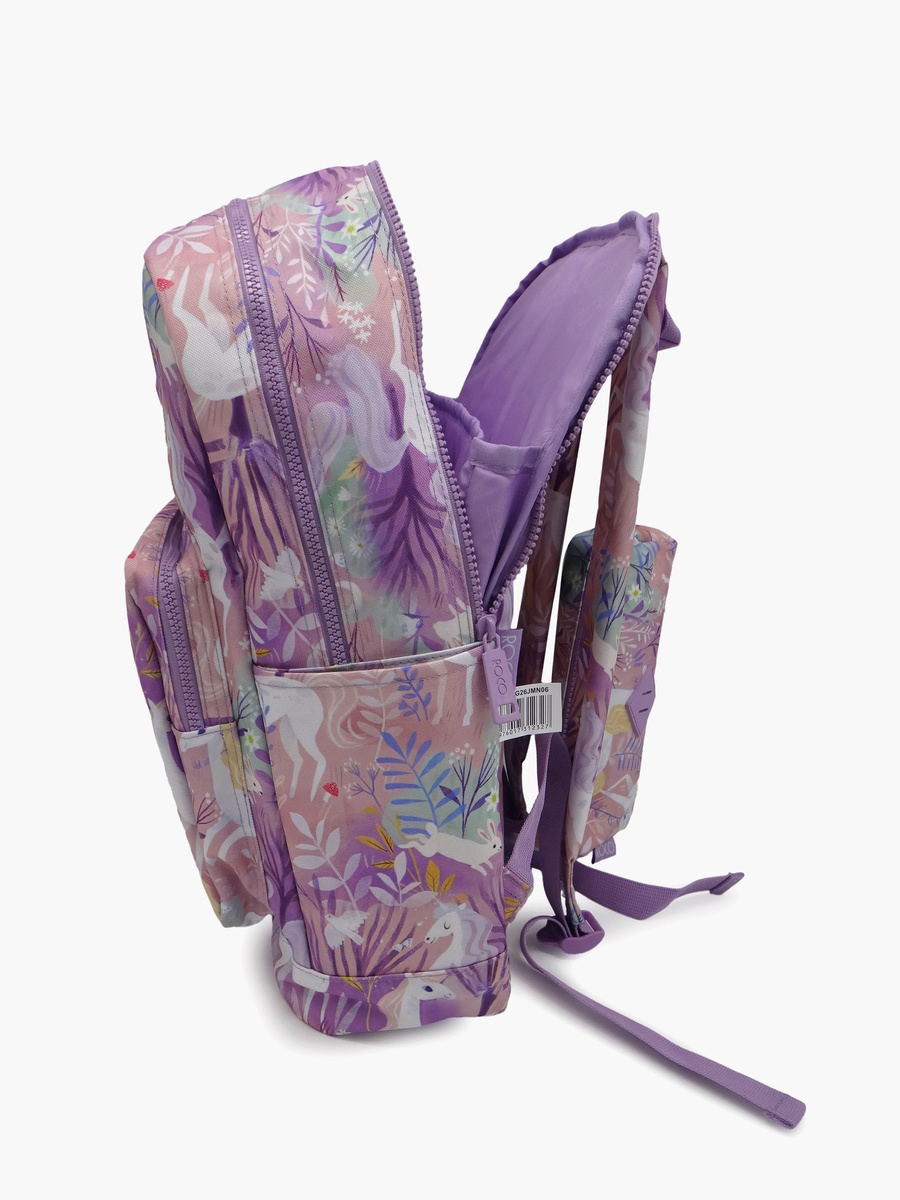 Floral 2-Piece School Backpack Set with Pencil Case - 17 Inch