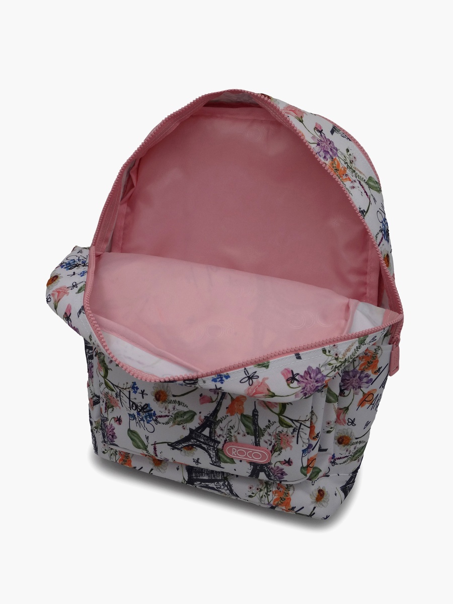 Floral 2-Piece School Backpack Set with Pencil Case - 17 Inch