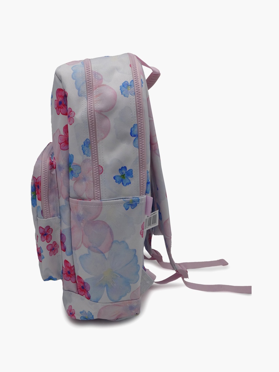 Floral 2-Piece School Backpack Set with Pencil Case - 17 Inch