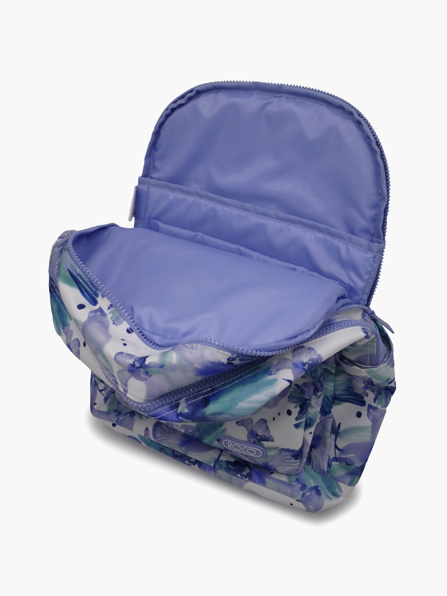 Floral 2-Piece School Backpack Set with Pencil Case - 17 Inch
