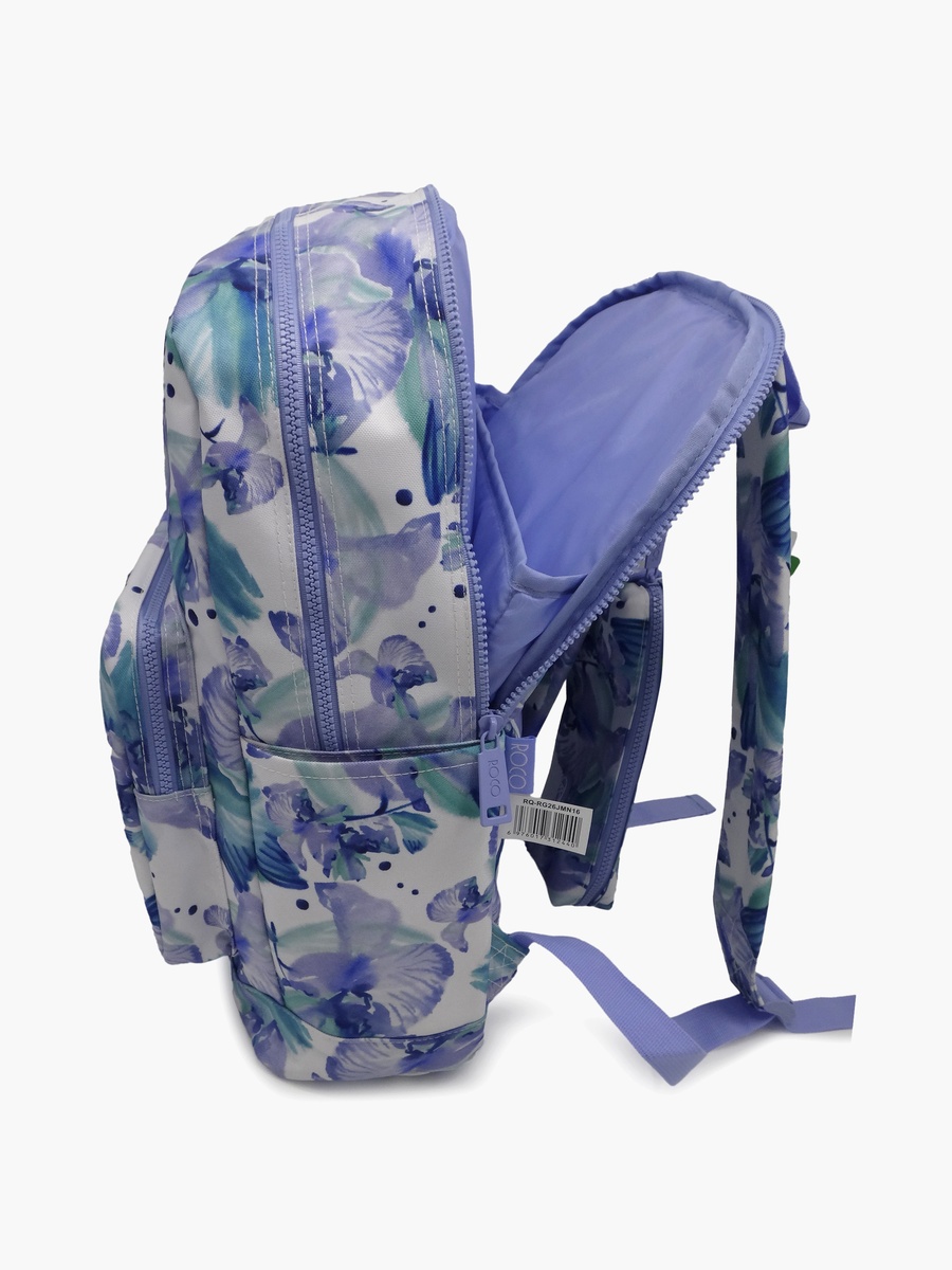 Floral 2-Piece School Backpack Set with Pencil Case - 17 Inch