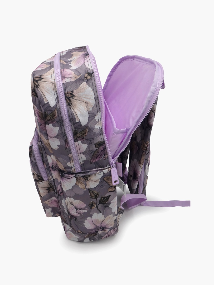 Floral 2-Piece School Backpack Set with Pencil Case - 17 Inch
