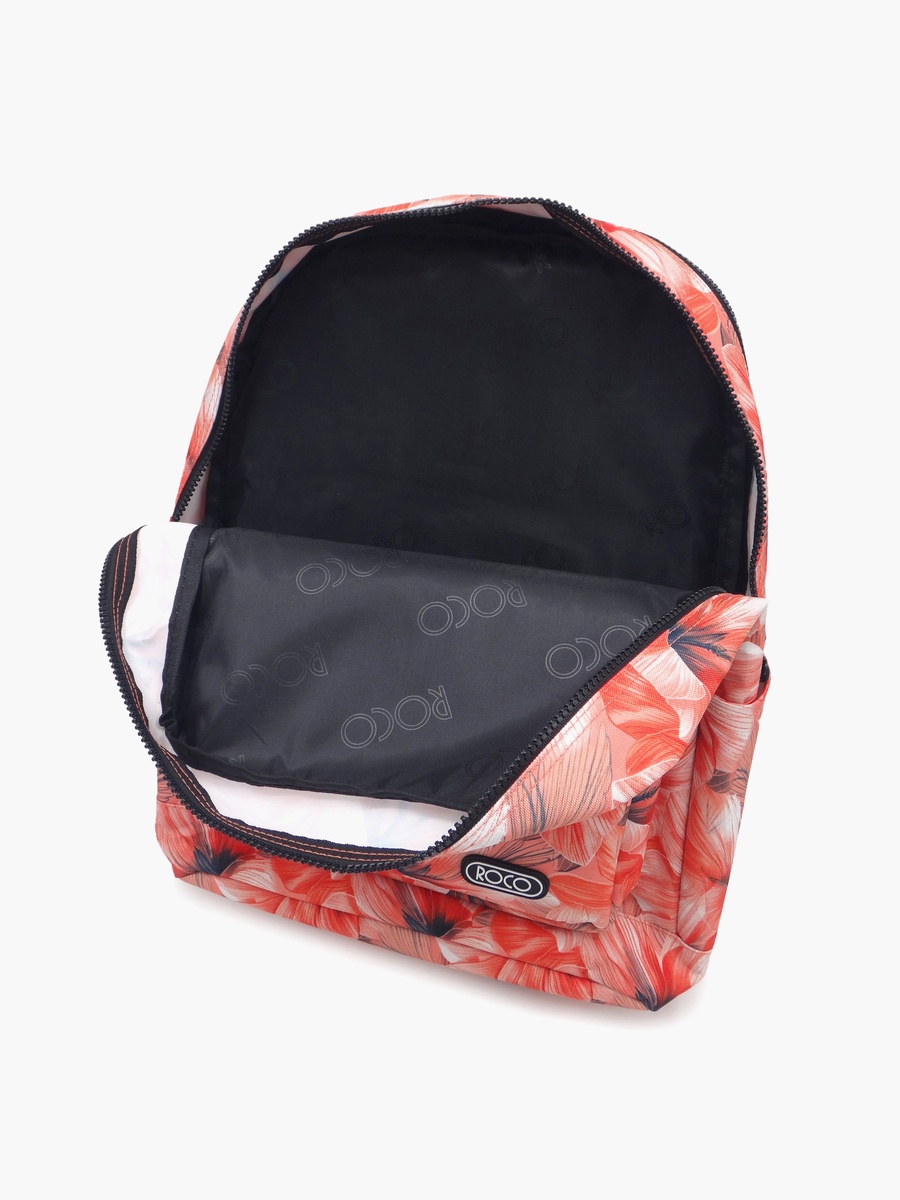 Floral 2-Piece School Backpack Set with Pencil Case - 17 Inch