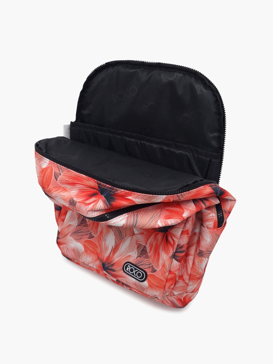 Floral 2-Piece School Backpack Set with Pencil Case - 17 Inch