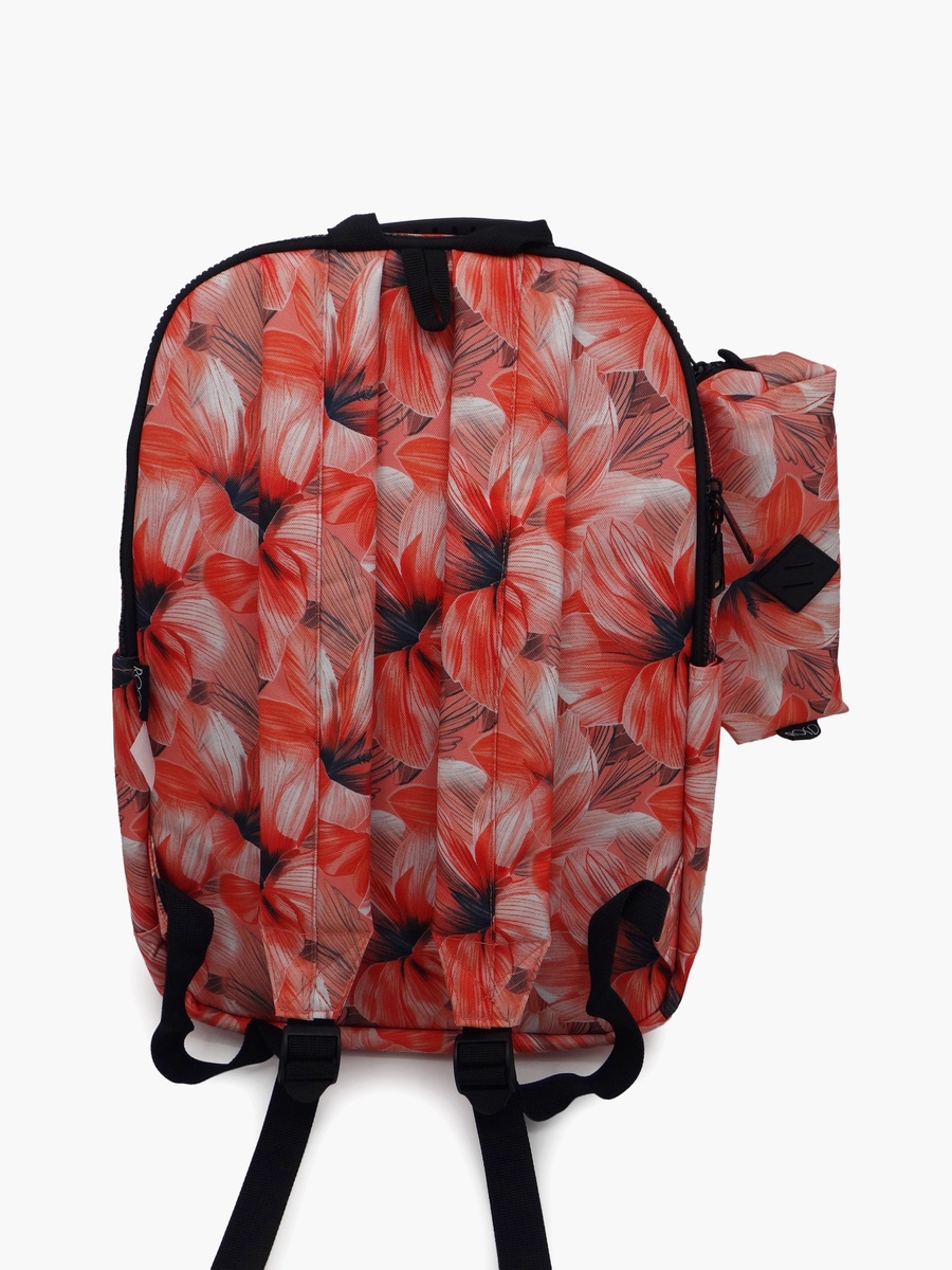 Floral 2-Piece School Backpack Set with Pencil Case - 17 Inch