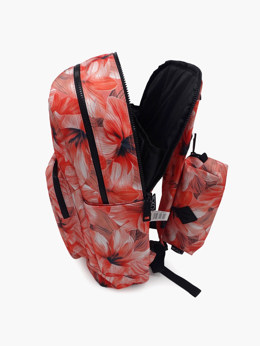 Floral 2-Piece School Backpack Set with Pencil Case - 17 Inch