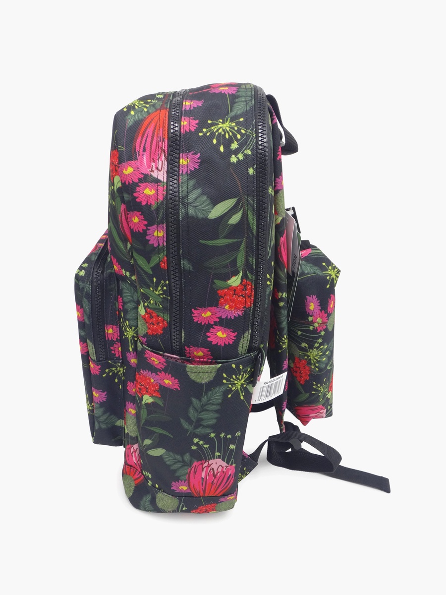 Floral 2-Piece School Backpack Set with Pencil Case - 17 Inch