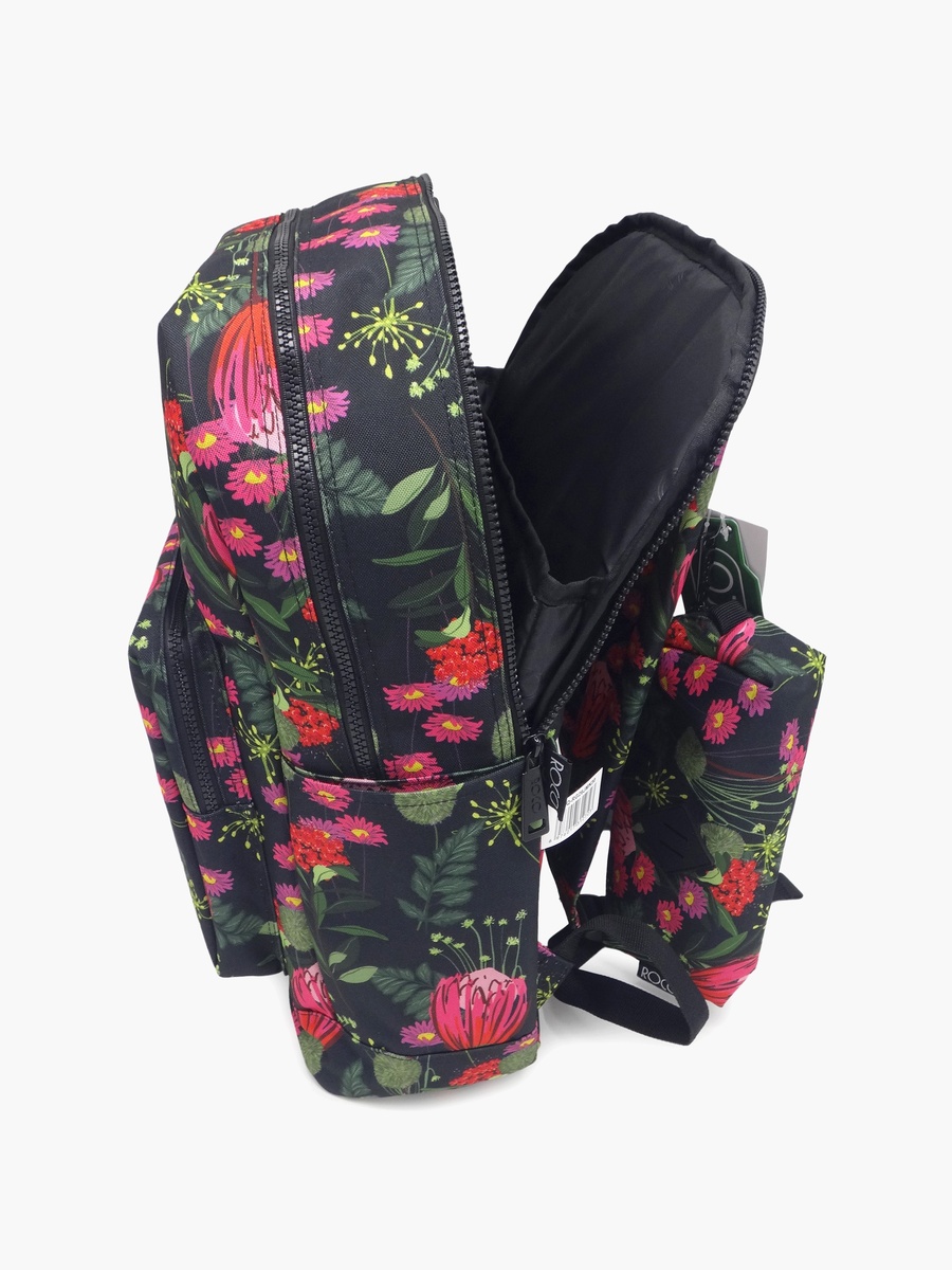 Floral 2-Piece School Backpack Set with Pencil Case - 17 Inch