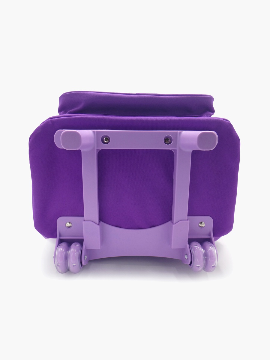 Plain 2-Piece School Trolley Bag Set with Pencil Case - 17 Inch