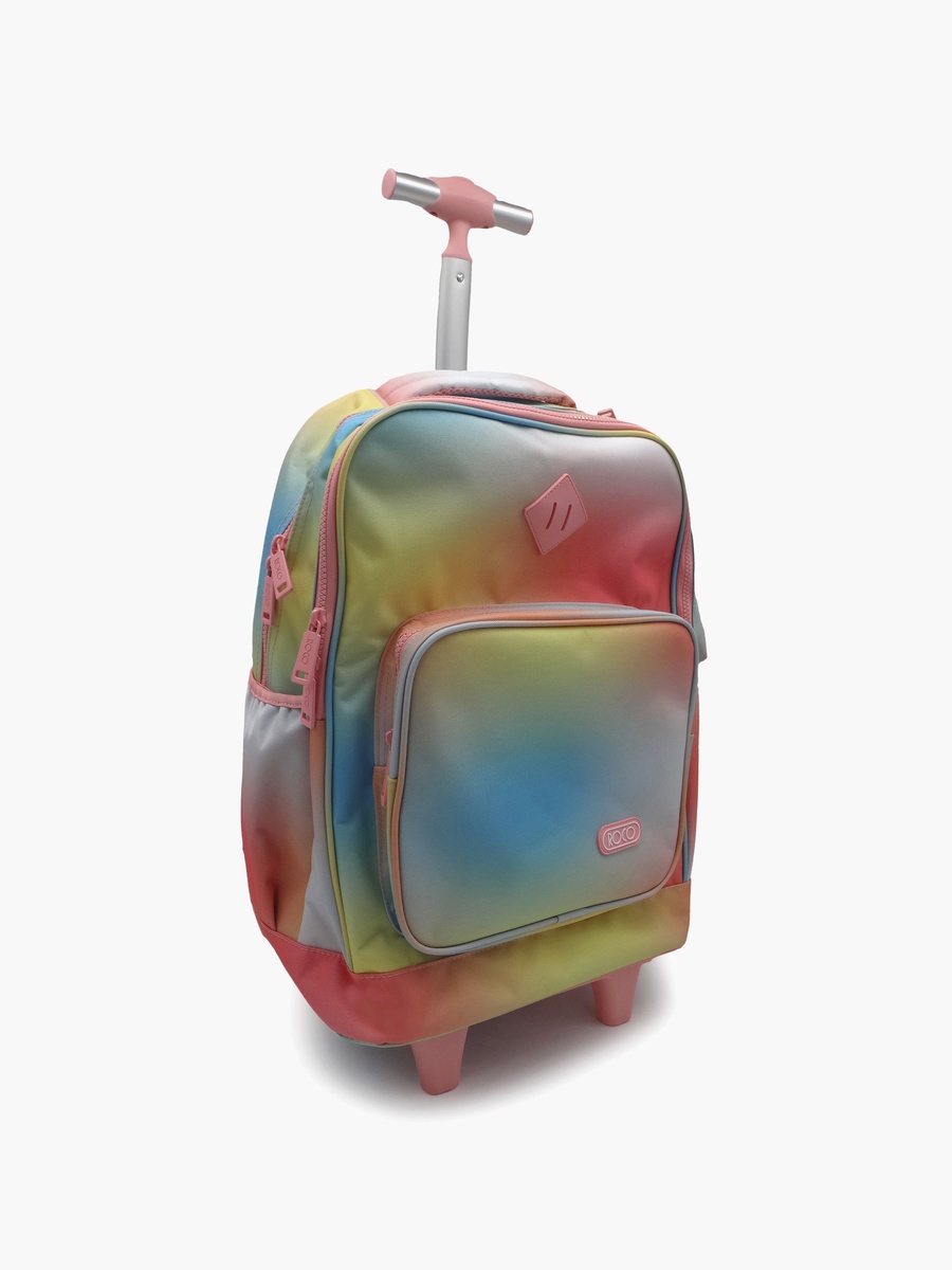 Gradient 2-Piece School Trolley Bag Set with Pencil Case - 17 Inch