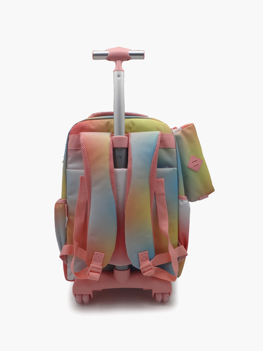 Gradient 2-Piece School Trolley Bag Set with Pencil Case - 17 Inch
