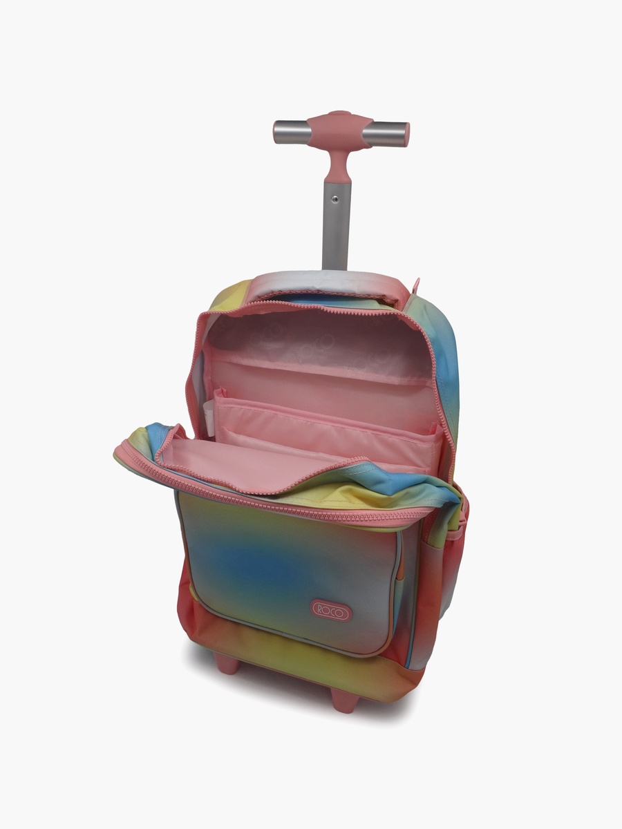 Gradient 2-Piece School Trolley Bag Set with Pencil Case - 17 Inch