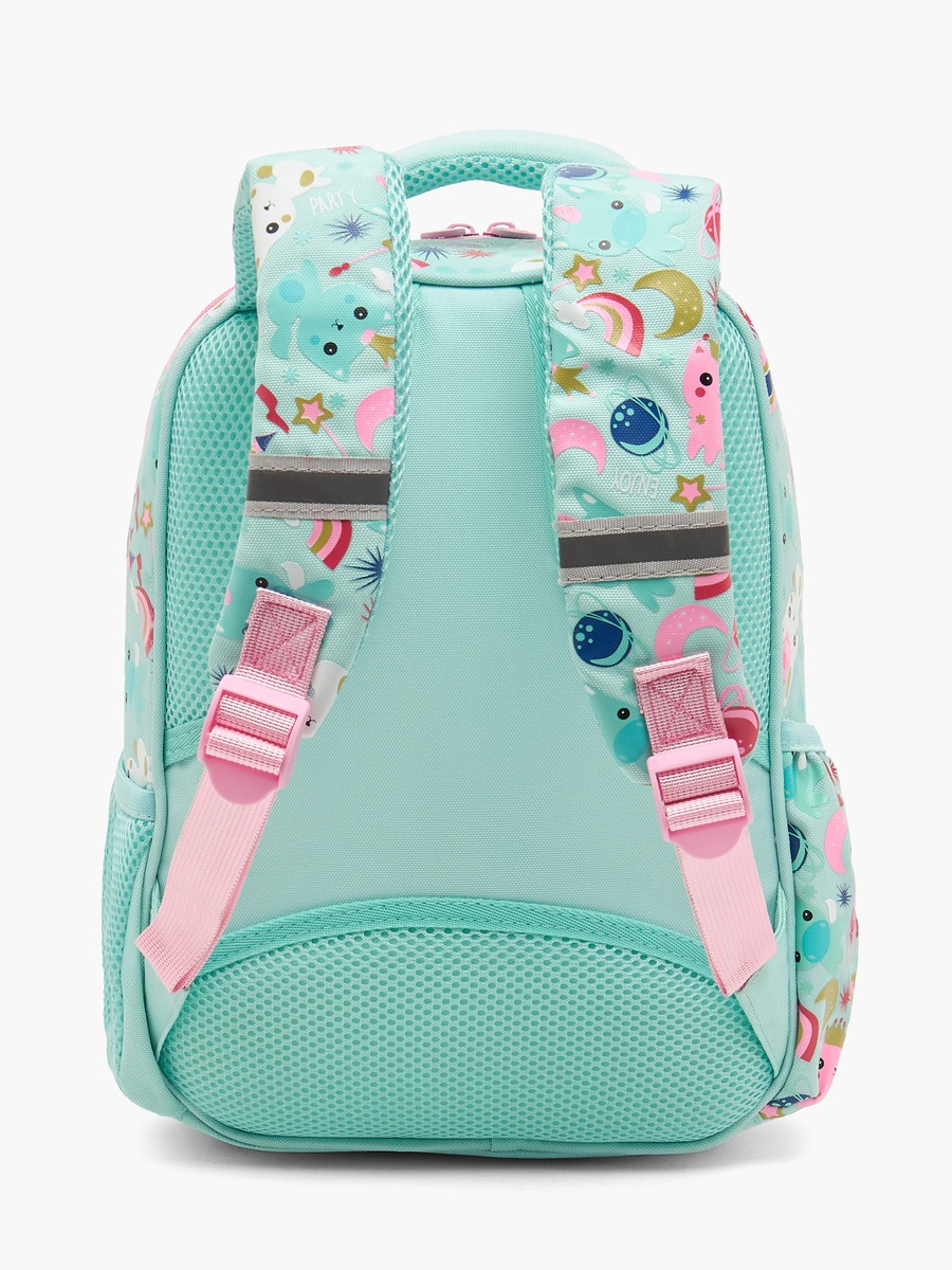 Cat Print Backpack with Laptop Compartment - 14 inches