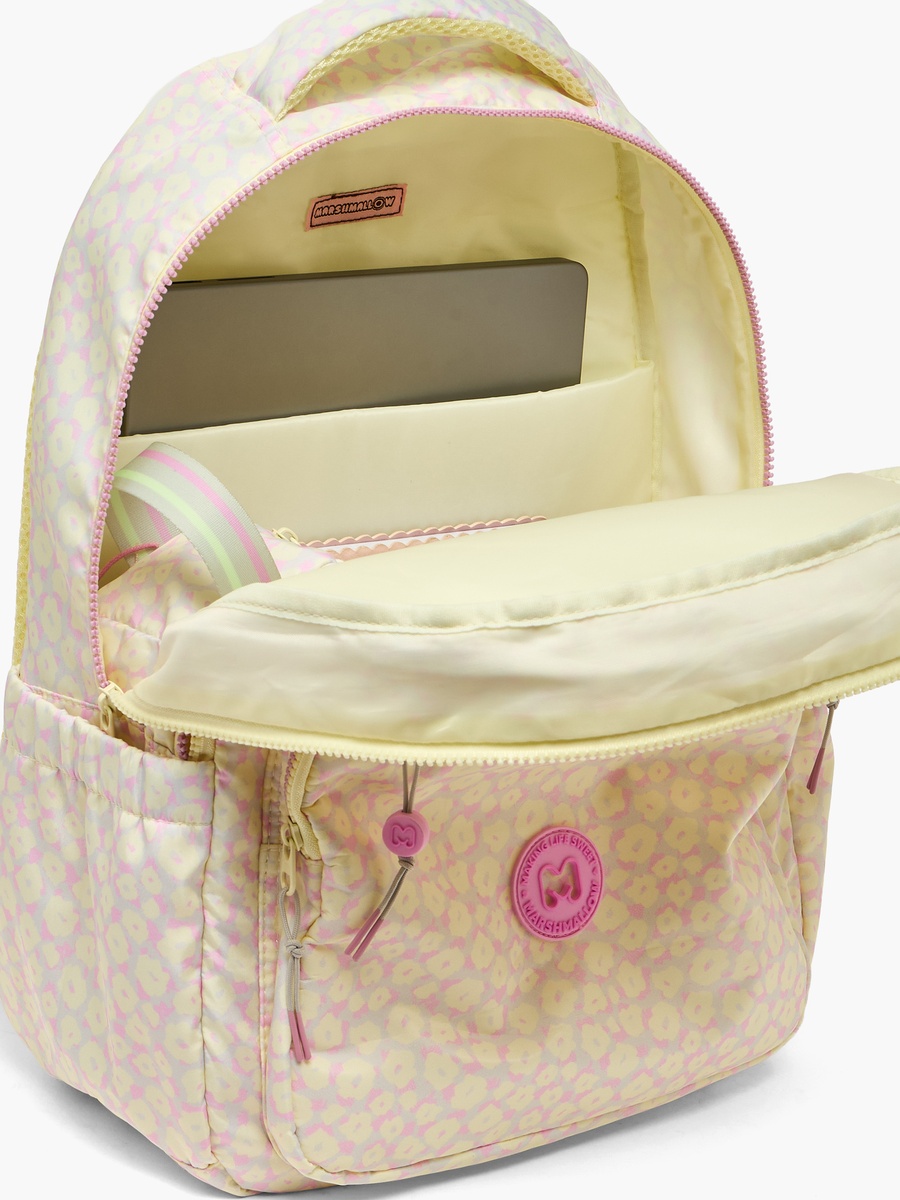 Floral Print 3-Piece Backpack Set with Lunch Bag and Pouch